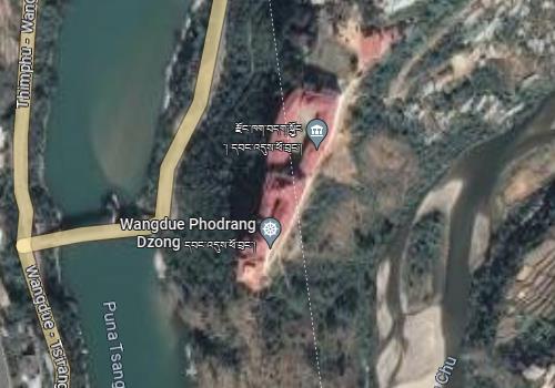 不丹宗堡地图 不丹宗堡介绍