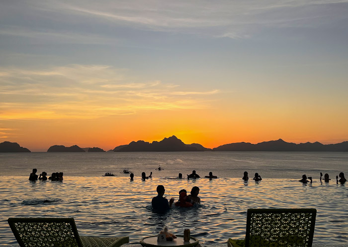 愛妮島日落美景