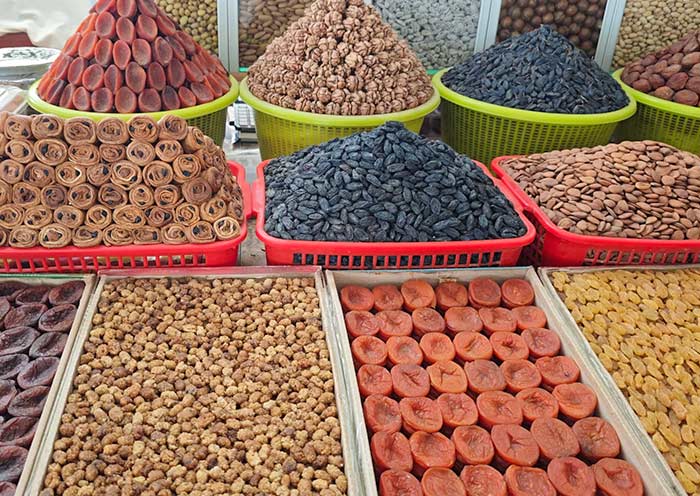 撒馬爾罕的堅果和乾果 撒馬爾罕的堅果和乾果